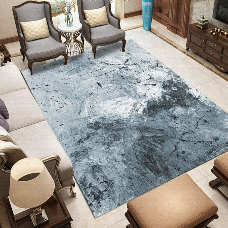 Nordic Modern Rug in Grey and Purple Abstract Splatter Pattern Rug Polyester Washable Carpet for Home Decoration Grey Clearhalo 'Area Rug' 'Modern' 'Rugs' Rug' 1692858