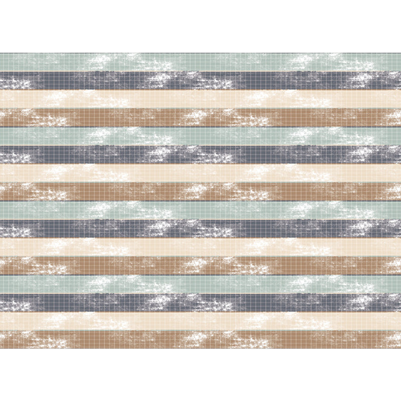 Simple Modern Rug in Green and Yellow Stripes Pattern Rug Polyester Stain-Resistant Carpet for Home Decoration Clearhalo 'Area Rug' 'Modern' 'Rugs' Rug' 1693225