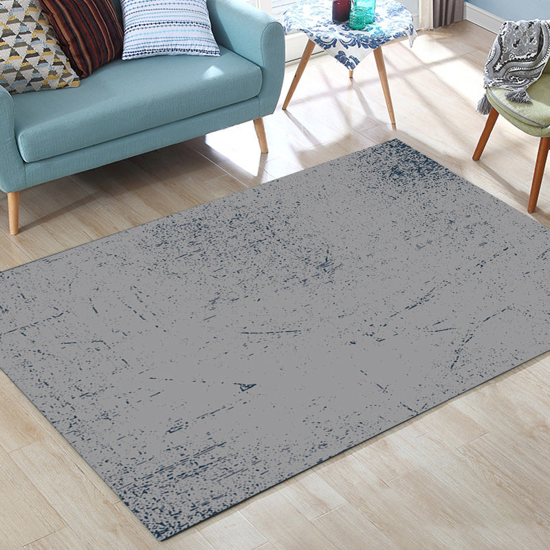 Grey Bedroom Rug Modern Abstract Pattern Area Rug Polyester Pet Friendly Anti-Slip Carpet Clearhalo 'Area Rug' 'Modern' 'Rugs' Rug' 1693693