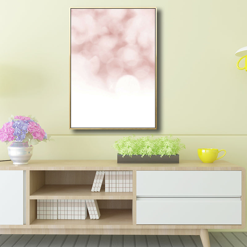 Tie Dye Pattern Illustration Art Contemporary Style Canvas Wall Decor, Multiple Sizes Pink Clearhalo 'Art Gallery' 'Canvas Art' 'Contemporary Art Gallery' 'Modern' Arts' 1695310