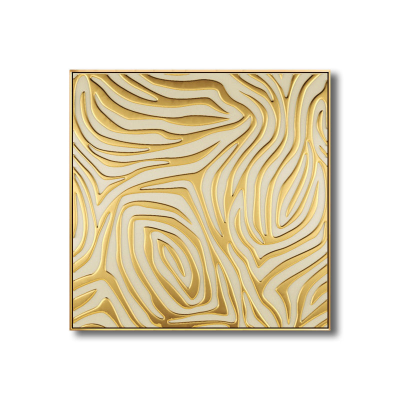 Modern Style Optical Illusion Painting in Brown Textured Wall Print for Bathroom Clearhalo 'Art Gallery' 'Canvas Art' 'Contemporary Art Gallery' 'Modern' Arts' 1696275