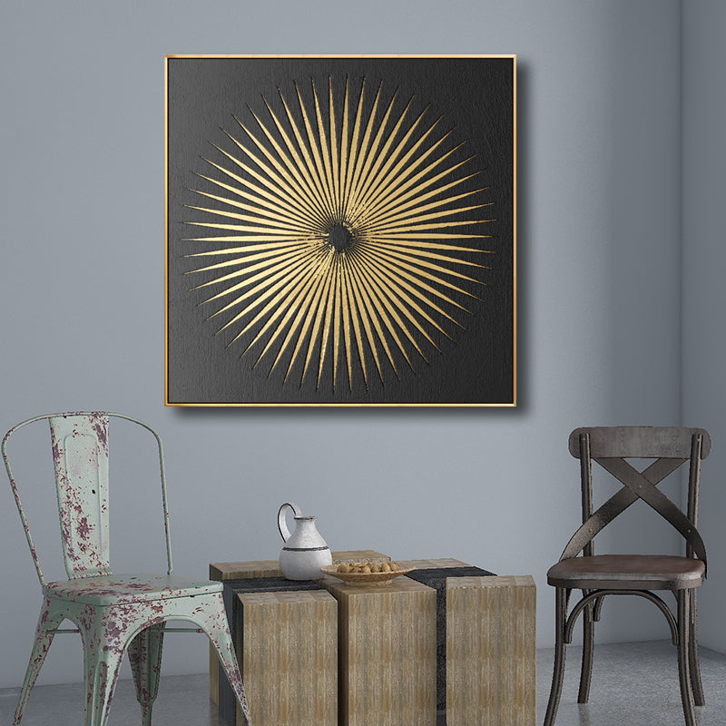 Modern Style Optical Illusion Painting in Brown Textured Wall Print for Bathroom Clearhalo 'Art Gallery' 'Canvas Art' 'Contemporary Art Gallery' 'Modern' Arts' 1696277