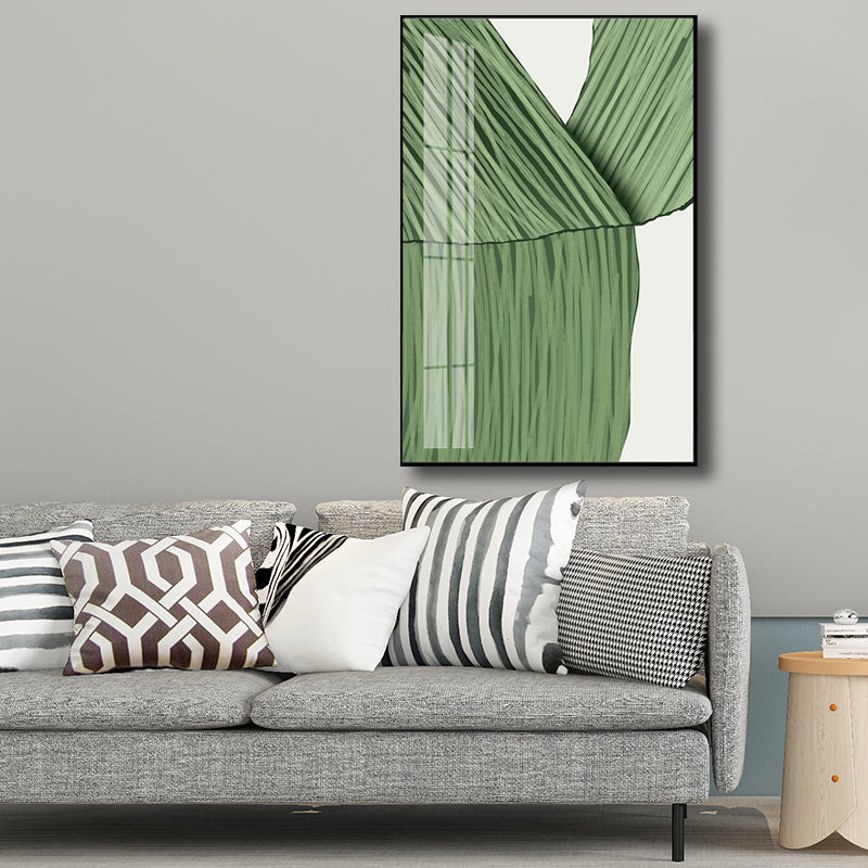 Contemporary Style Brush Stroke Painting Girls Bedroom Wall Art Decor in Pastel Color Clearhalo 'Art Gallery' 'Canvas Art' 'Contemporary Art Gallery' 'Modern' Arts' 1696299