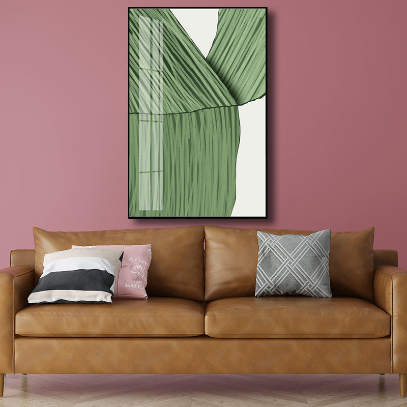Contemporary Style Brush Stroke Painting Girls Bedroom Wall Art Decor in Pastel Color Clearhalo 'Art Gallery' 'Canvas Art' 'Contemporary Art Gallery' 'Modern' Arts' 1696300