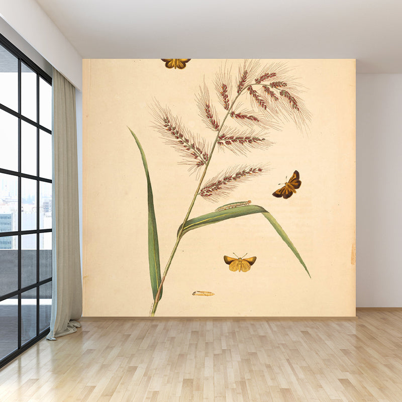 Big Botanical Branch Mural Wallpaper Decorative Modern Living Room Wall Covering Clearhalo 'Wall Decor' 'Wall Mural' 1696479