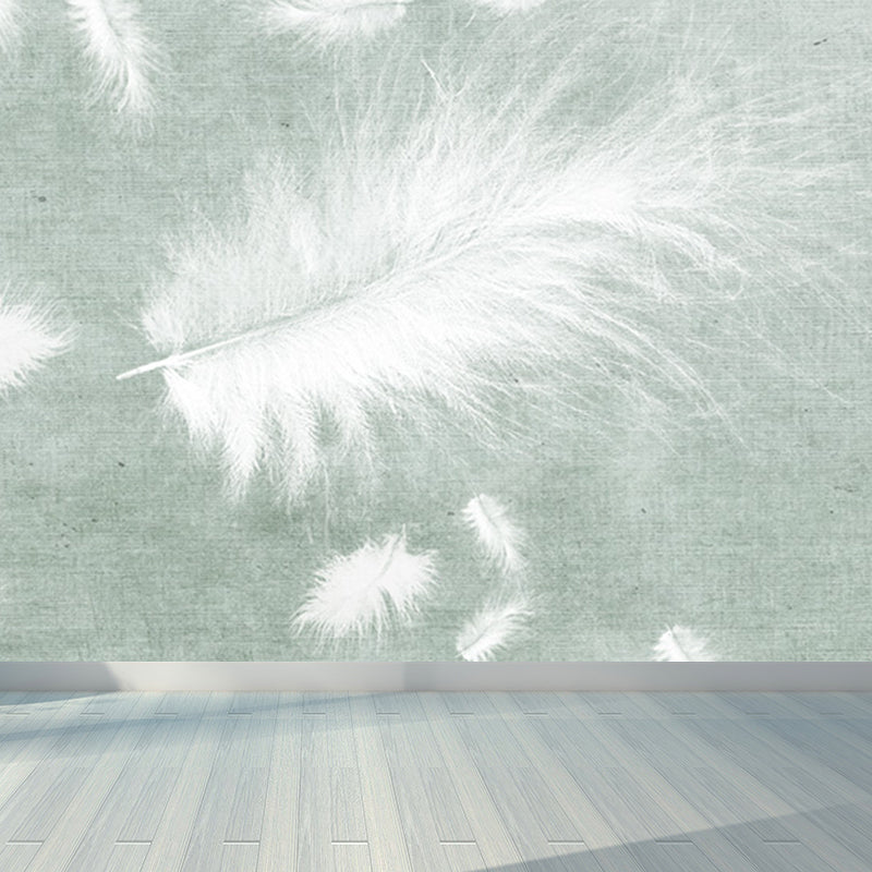 Wall Mural White feather - Animals - Wall Murals