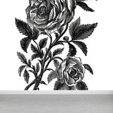 Whole Blossoming Rose Mural Wallpaper for Wall Decor Modern Girls Bedroom Wall Art Clearhalo 'Wall Decor' 'Wall Mural' 1698465