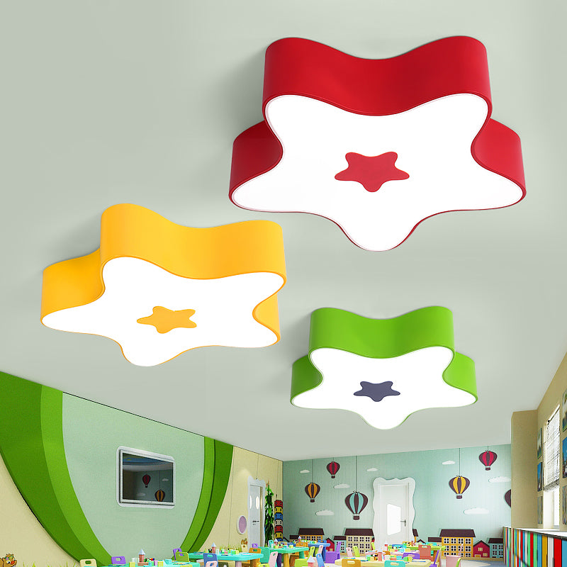 Modern Cartoon Ceiling Mount Light Acrylic Metal Flush Light for Game Room Clearhalo 'Ceiling Lights' 'Close To Ceiling Lights' 'Close to ceiling' 'Flush mount' Lighting' 170243