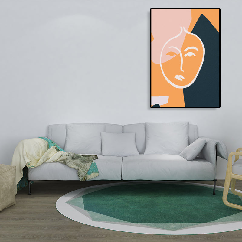 Novelty Figure's Face Art Scandinavian Style Canvas Wall Decor, Multiple Sizes Options Clearhalo 'Arts' 'Canvas Art' 1704760