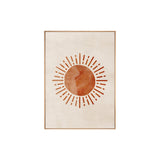 Scandinavian Style Teenagers Wall Decor Magical Cosmical Phenomena in Orange Painting Clearhalo 'Arts' 'Canvas Art' 1705056