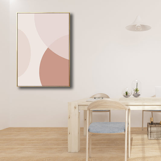 Illustration Nordic Style Wall Decor Abstract in Pastel Color, Multiple Sizes Available Clearhalo 'Arts' 'Canvas Art' 1705928