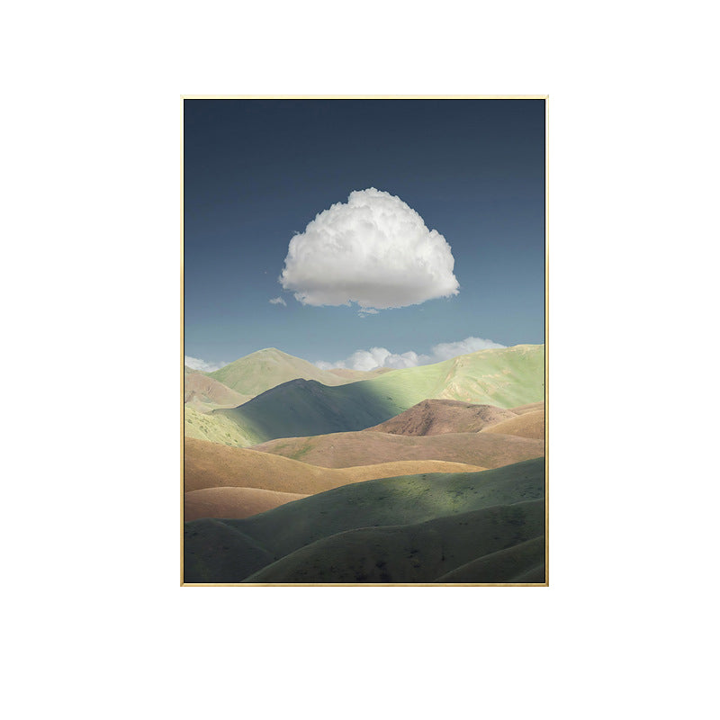 Cloud Landscape Canvas Nordic Novelty Scenery Print Wall Art in Pastel Color Clearhalo 'Arts' 'Canvas Art' 1706014