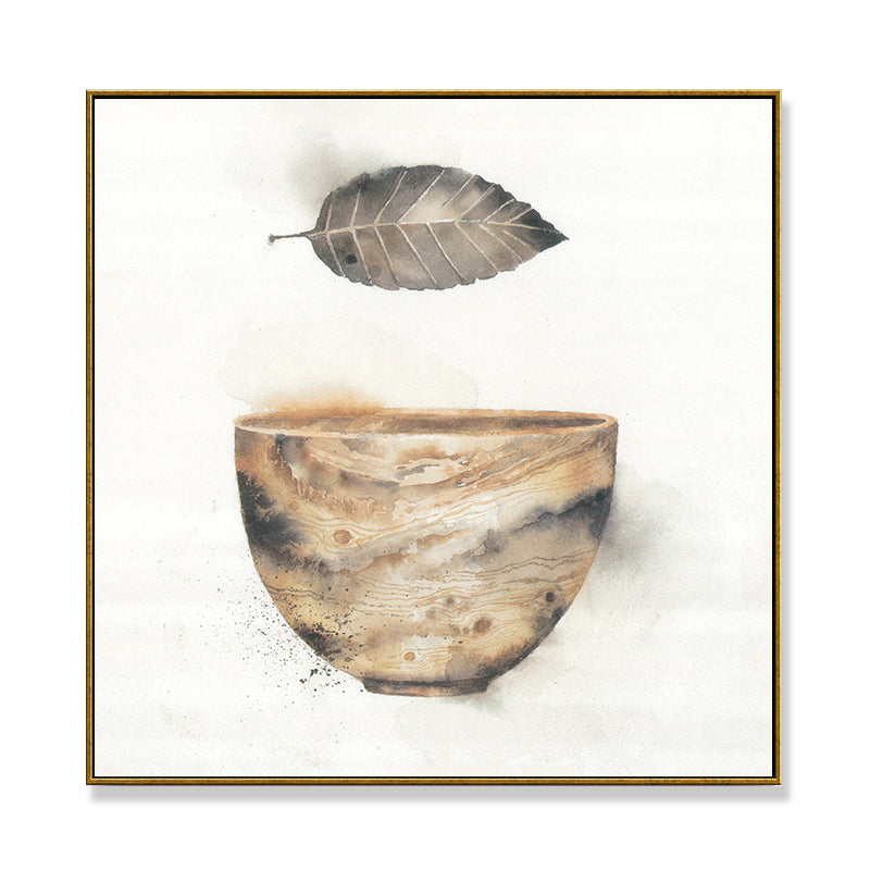 Canvas Brown Wall Decor Modern Style Still Life Painting, Multiple Sizes Options Clearhalo 'Art Gallery' 'Canvas Art' 'Contemporary Art Gallery' 'Modern' Arts' 1706142