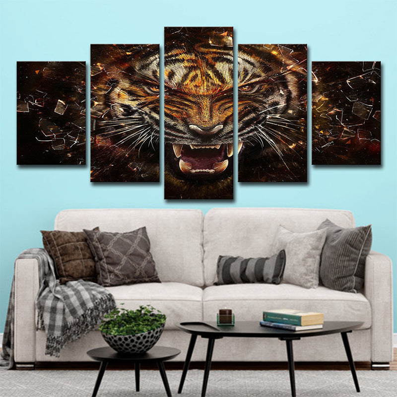 Tiger Canvas Tiger Wall Art Tiger print Tiger wall decor Animal