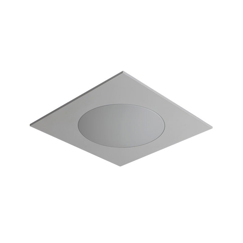 White Square Flushmount Contemporary 19.5"/23.5" W LED Acrylic Ceiling Mounted Fixture in Warm/White Light Clearhalo 'Ceiling Lights' 'Close To Ceiling Lights' 'Close to ceiling' 'Flush mount' Lighting' 1712620