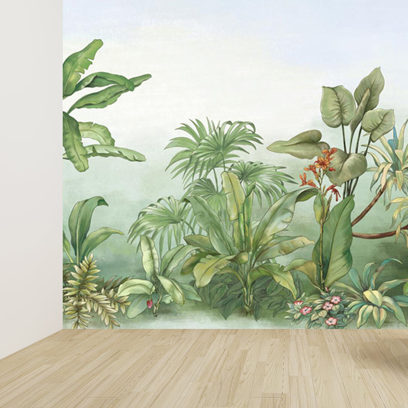 Various Botanical Mural Decal for Dining Room, Soft Color, Custom Size Available Clearhalo 'Wall Decor' 'Wall Mural' 1714276