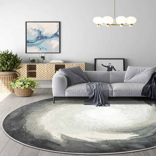 Multicolor Bedroom Rug Polyester Modernism Abstract Rug Washable Pet Friendly Carpet Dark Gray Clearhalo 'Area Rug' 'Modern' 'Rugs' Rug' 1716208