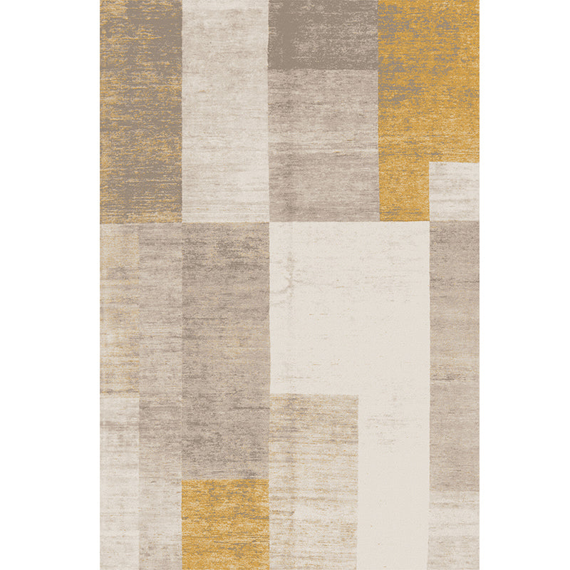 Fancy Abstract Rug Brown Contemporary Rug Polyester Pet Friendly Washable Area Rug for Living Room Clearhalo 'Area Rug' 'Modern' 'Rugs' Rug' 1717263