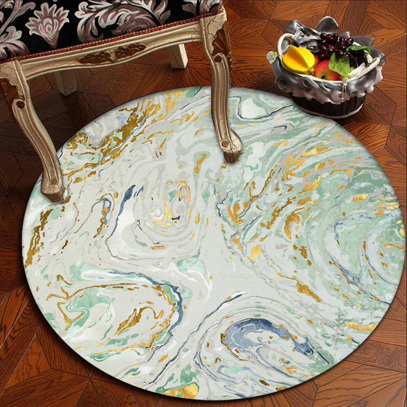 Unusual Watercolor Pattern Rug Multicolor Modernist Rug Polyester Washable Pet Friendly Anti-Slip Carpet for Bedroom Light Green Clearhalo 'Area Rug' 'Modern' 'Rugs' Rug' 1725804