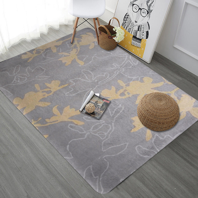 Unique Abstract Rug Contemporary Rug Polyester Washable Non-Slip Pet  Friendly Area Carpet for Living Room - Clearhalo