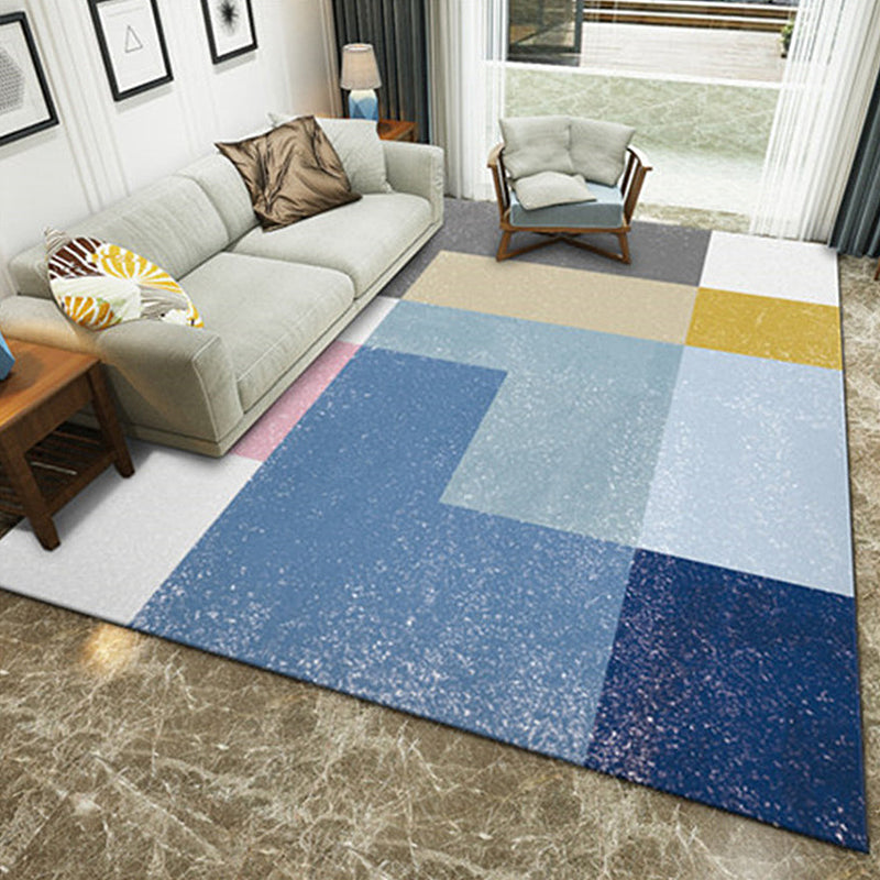 Unique Geometric Pattern Rug Multicolor Modernist Rug Polyester Washable Pet Friendly Anti-Slip Carpet for Living Room Clearhalo 'Area Rug' 'Modern' 'Rugs' Rug' 1725923