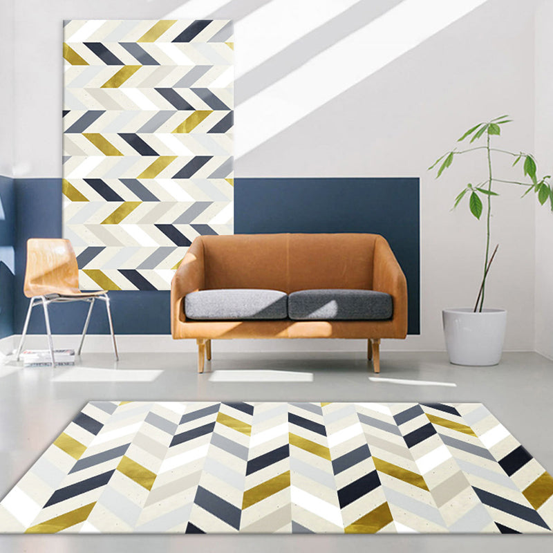 Unique Geometric Pattern Rug Multicolor Modernist Rug Polyester Washable Pet Friendly Anti-Slip Carpet for Living Room Clearhalo 'Area Rug' 'Modern' 'Rugs' Rug' 1726457