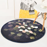 Stylish Geometric Pattern Rug Multicolor Modernist Rug Polyester Washable Pet Friendly Anti-Slip Carpet for Bedroom Black Clearhalo 'Area Rug' 'Modern' 'Rugs' Rug' 1726464