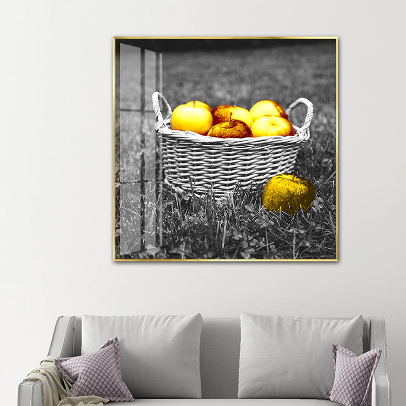 Contemporary Style Wall Art Pastel Color Foods Painting, Multiple Sizes Available Clearhalo 'Art Gallery' 'Canvas Art' 'Contemporary Art Gallery' 'Modern' Arts' 1726537