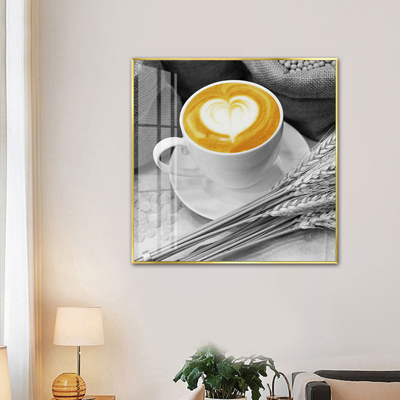 Contemporary Style Wall Art Pastel Color Foods Painting, Multiple Sizes Available Clearhalo 'Art Gallery' 'Canvas Art' 'Contemporary Art Gallery' 'Modern' Arts' 1726540