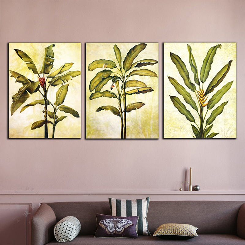 Impressionism Botanical Canvas Art Watercolor Light Color Painting, Multiple Sizes Clearhalo 'Arts' 'Canvas Art' 1726561