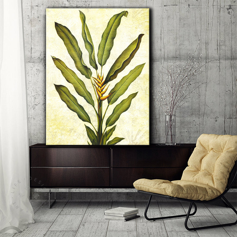 Impressionism Botanical Canvas Art Watercolor Light Color Painting, Multiple Sizes Light Green Clearhalo 'Arts' 'Canvas Art' 1726570