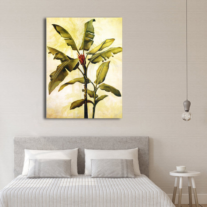 Impressionism Botanical Canvas Art Watercolor Light Color Painting, Multiple Sizes Clearhalo 'Arts' 'Canvas Art' 1726574