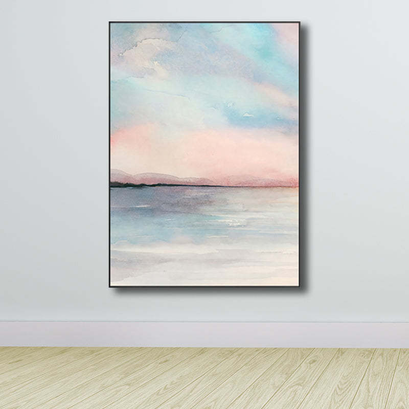 Modern Natural Landscape Wall Decor Canvas Textured Soft Color Art for Living Room Clearhalo 'Art Gallery' 'Canvas Art' 'Contemporary Art Gallery' 'Modern' Arts' 1726739