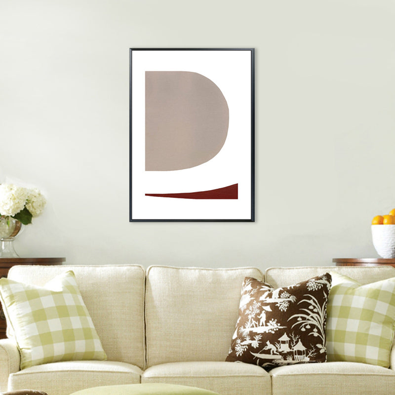 Canvas Soft Color Art Scandinavian Style Abstract Painting, Multiple Sizes Options