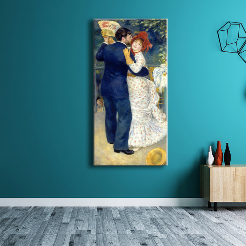 Impressionism Dancing Couple Canvas Boys Bedroom Art in Soft Color, Multiple Sizes Clearhalo 'Arts' 'Canvas Art' 1727392