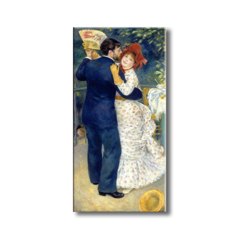 Impressionism Dancing Couple Canvas Boys Bedroom Art in Soft Color, Multiple Sizes Clearhalo 'Arts' 'Canvas Art' 1727393