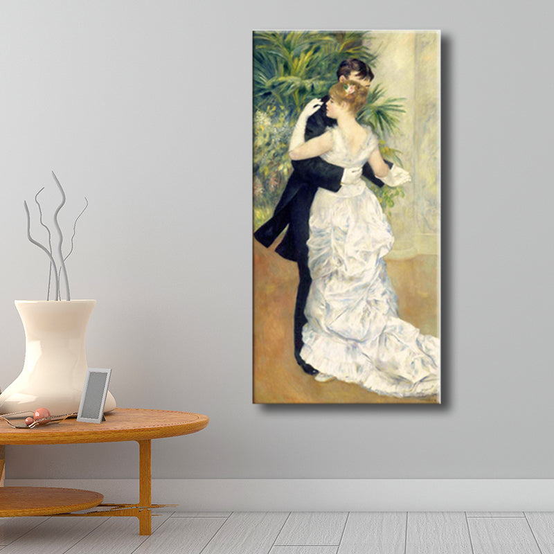 Impressionism Dancing Couple Canvas Boys Bedroom Art in Soft Color, Multiple Sizes Clearhalo 'Arts' 'Canvas Art' 1727398