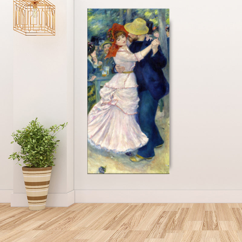 Impressionism Dancing Couple Canvas Boys Bedroom Art in Soft Color, Multiple Sizes Clearhalo 'Arts' 'Canvas Art' 1727402