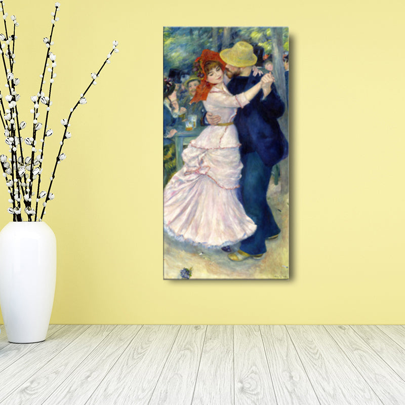 Impressionism Dancing Couple Canvas Boys Bedroom Art in Soft Color, Multiple Sizes Clearhalo 'Arts' 'Canvas Art' 1727403