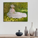 Canvas Pastel Color Art Print Impressionism Style Picnickers Painting, Multiple Sizes Clearhalo 'Arts' 'Canvas Art' 1727575