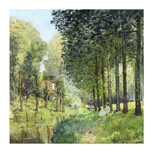 Dense Botanical Forest Wall Decor Impressionism Canvas Art Print, Multiple Sizes Available Clearhalo 'Arts' 'Canvas Art' 1727801