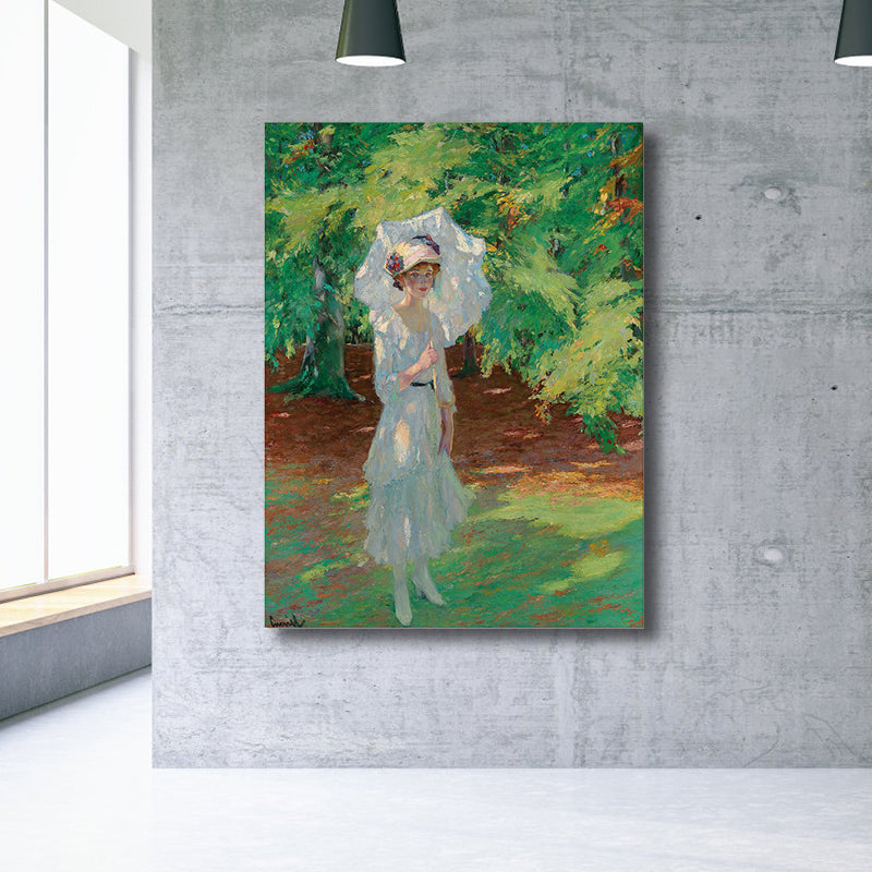 Impressionism Style Wall Art Print Soft Color Outing Women Painting, Multiple Sizes Clearhalo 'Arts' 'Canvas Art' 1727828