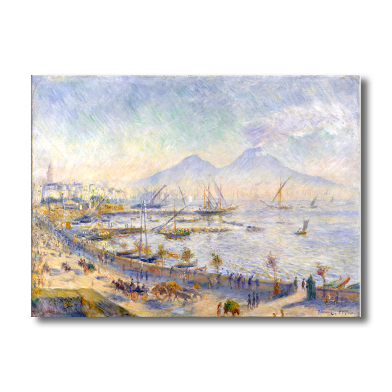 Canvas Textured Art Impressionism Style Sailing Wall Decor, Multiple Sizes Available Clearhalo 'Arts' 'Canvas Art' 1727848