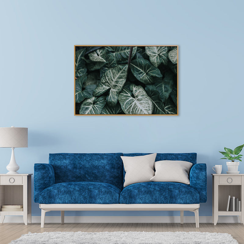 Pastel Color Botanical Painting Textured Scandinavian Living Room Wall Art Print Clearhalo 'Arts' 'Canvas Art' 1728230