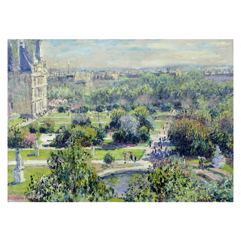 Botanic Garden Wall Decor Impressionism Textured Bedroom Canvas, Multiple Size Options Clearhalo 'Arts' 'Canvas Art' 1728365