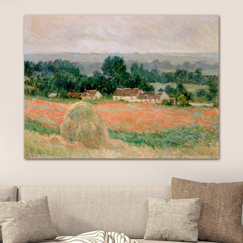 Botanic Garden Wall Decor Impressionism Textured Bedroom Canvas, Multiple Size Options Clearhalo 'Arts' 'Canvas Art' 1728367