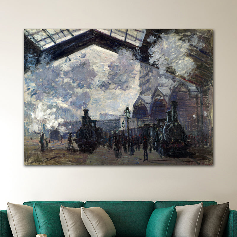 Botanic Garden Wall Decor Impressionism Textured Bedroom Canvas, Multiple Size Options Clearhalo 'Arts' 'Canvas Art' 1728375