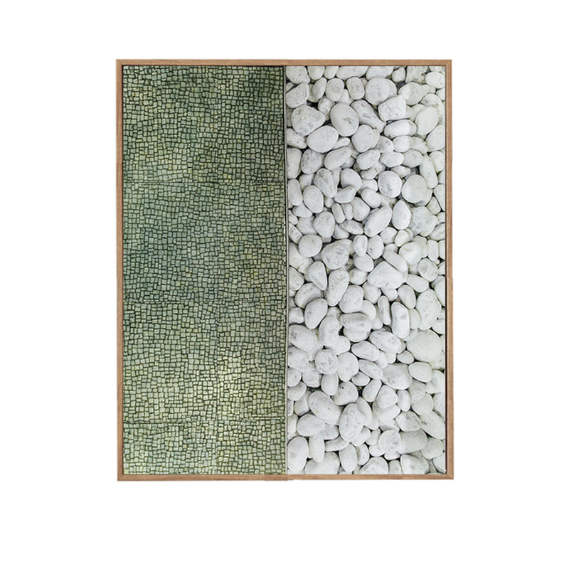 Cobble Stone Wall Decor Scandinavian Style Canvas Painting, Multiple Sizes Available Clearhalo 'Arts' 'Canvas Art' 1728440