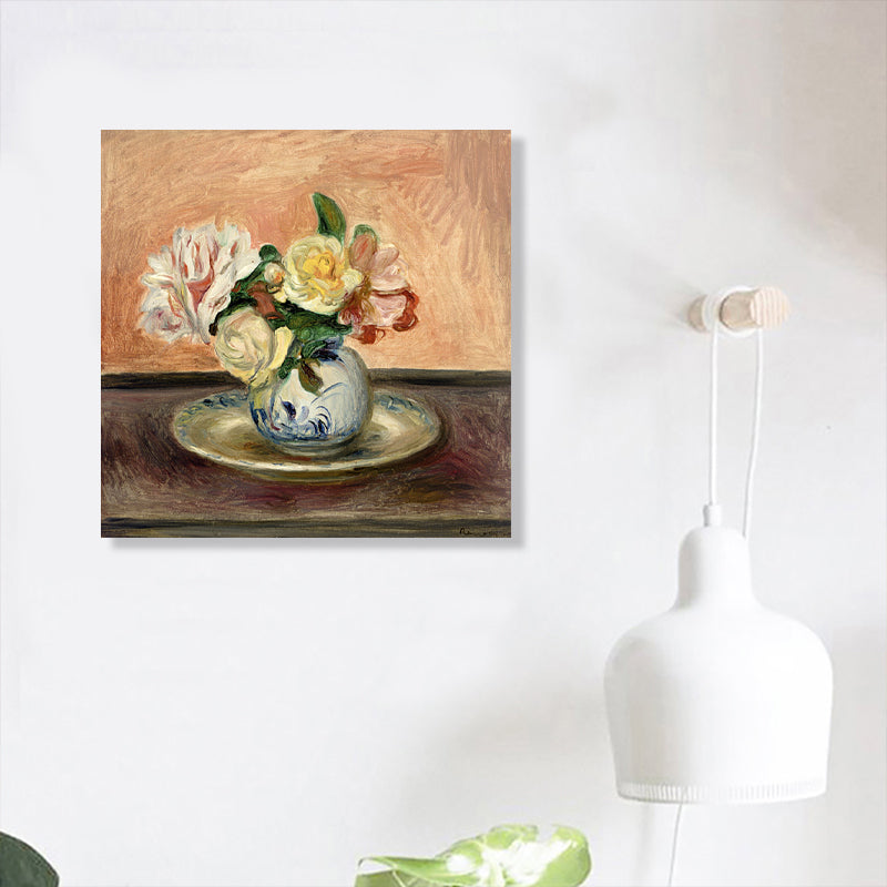 Flowers Wall Decor Impressionism Style Textured Living Room Canvas, Multiple Sizes Clearhalo 'Arts' 'Canvas Art' 1728494