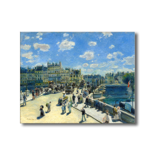 Canvas Blue Wall Decor Impressionism People Outing Art, Multiple Sizes Available Clearhalo 'Arts' 'Canvas Art' 1728623